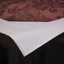 Yourtablecloth Deluxe Cushioned Heavy Duty Table Pad with Flannel Backing 52-inch Round White