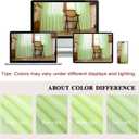 Pinch Pleated Sheer Curtains 84 Inch Length, Semi Voile Sheer Curtains for Bedroom Living Room Pinch Pleated Soft Touch Light Filtering Drapes(Reed Green, 42 W x 84 L, 2 Panels)