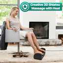 Foot Massager,Foot Massager Machine with Massage Roller,Open Design for Breathable & Clean, and Pain Relief, Relax for Home or Office