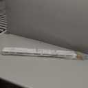 LazBlinds Cordless White 1" Room Darkening Vinyl Mini Blinds, 31" W X 72" H Horizontal Window Blinds for Home, Cordless Shades for Indoor Windows