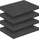Amylove 16 x 12 x 0.5 Polyurethane Foam Sheet Foam Pad for Case Packing Toolbox Storage and Crafts (4 Pcs)