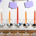 12 Inch Gradient Orange Taper Candles for Home Decoration, 8 Pack Long Candlesticks for Dinner Party Holiday Fall Halloween and Harvest