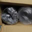 50 Pack 12OZ Clear Plastic Cups with Dome Lids and Sporks No Hole Disposable Fruit Cups for Dessert,Cupcake,Parfait,Pudding,Iced Cold Drinks,Snacks,Fruits,Bakeries,Ice Cream