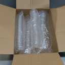 50 PCS Disposable Martini Glasses for Parties 5oz,Plastic Martini Glasses Disposable,Martini Plastic Cups for Wedding Party Bowl Wine Ice Cream Fruit