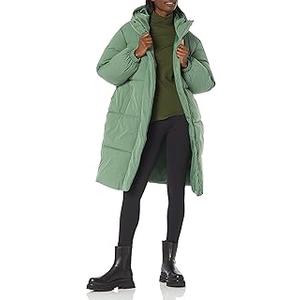 Amazon Essentials Women's Oversized Long Puffer Jacket, Sage Green, 3X