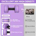 Sportneer Water Weights Aquatic Exercise Dumbbells Water Dumbbell Aerobics Workouts Set of 2 EVA Foam Pool Weights Dumbbells Set Aqua Fitness Barbells Equipment for Water Aerobics Weight Loss