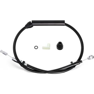 49.2 Extended Upper Clutch Cable for Harley 2021-Up Touring Street Glide Electra Glide Road Glide Road King & 2018-Up Softail Street Bob Fat Boy Heritage Breakout,Black