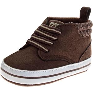 Avalanche Baby Shoes Laceless Closure - Newborn Sneakers for Boys and Girls (Sizes: 2-4 Infant) (Brown)