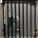 Babelio Baby Gate for Stairs, Kitchen & Doorways, No Bottom Bar| One-Handed Operation| Auto-Close| Hardware Mount (Drill Needed) Safety Dog/Pet Gate (Black - B17, 26-43" W, 28" H)