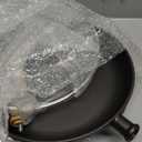 12" Cast Iron Skillets with Lid & Removable Wooden Handle, Pre-Seasoned Frying Pan for Stove, Oven, Grill & Campfire Cooking (1, 12")