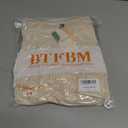 BTFBM Casual Fall Tops for Women 2025 Long Sleeves Solid Shirts Crew Neck Loose Fit Work T Shirt (Beige, XXL)