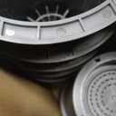 shouwuhho Bed Risers 8 Inch Heavy Duty, Round Furniture Risers Lifts 6" 8" for Bed Desk Table Sofa Couch, Adjustable Bed Frame Risers Supports Up to 6,000 Lbs, Black, 4 Pack (Raise: 6.7"/8.5")