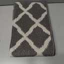 SHACOS Indoor Door Mat 18"x29" Entryway Rug Non Slip Rubber Backing Indoor Entrance Door Mats Inside Entry Rug Washable Absorb Dirt Floor Mats for House, Light Gray