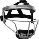 Dinictis Softball Face Mask, Lightweight, Comfortable, with Wide Field Vision, Durable and Safe Face Guards, Premium Protective Softball Fielder's Mask-Grey-Child(S)