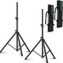 Tripod Speaker Stands Pair 44"-70" PA DJ Stand with Carrying Bags