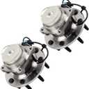 ECCPP 515059 Ball Bearing Hub Assembly, 8 Lugs W/ABS Sensor, Alloy Steel, Automotive Wheel Hub and Bearing Assembly, Front Axle, for Chevrolet Express 2500/3500, for GMC Savana 2500/3500