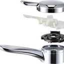 Lever Handle Assembly with Temperature Knob, Compatible with RP51306 & RP51307, Compatible with Delta 17 Series Dual Function Shower Valve and RP46463 Cartridge (After 2006), Chrome