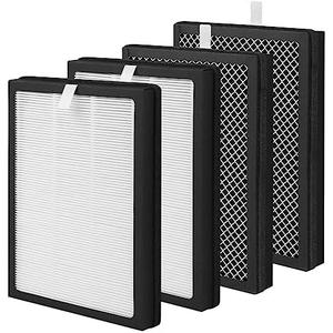 Breabetter 4-Pack CAP-500 Replacement Filter Compatible with Cuisinart CAP-500FPK Purifier, 3-in-1 Filtration