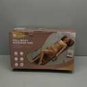 Massage Mat, Detachable Neck Massager, Full Body Vibration Heating, Massage Pad with 10 Vibrating Motors and 9 Speed Settings for Home Office Use, Gift for Men Women Parents Christmas,Black