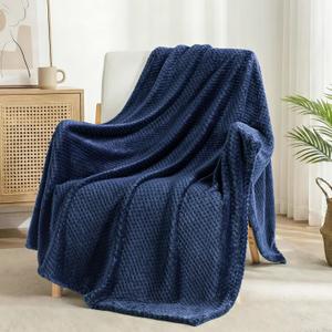 Blue throw lanket 50x80"