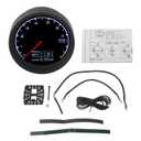 2.5" 60mm Tachometer Gauge Colorful Pointer RPM Tachometer Tach Gauge 0-9000RPM W/Sensor and Bracket Universal Car DC 12V