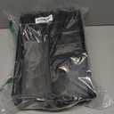 Utensil Caddy with Handle, Metal Paper Plate Holder for Kitchen Counter,Silverware Cutlery Caddy Organizer Flatware Storage for Plastic Spoon Fork Plates Napkins Cup Party Camping Black