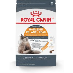 Royal Canin Feline Care Nutrition Hair & Skin Care Adult Dry Cat Food, 6 lb Bag (6 Pound (Pack of 1)), BB Date 12/04/2025