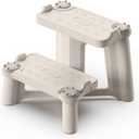 UNCLE WU Kids Step Stool + Multiplication Chart Bundle Set