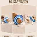 PetThem Soft Cat Cone Collar, Adjustable Cat Recovery Collar, After Surgery to Stop Licking, Waterproof & Easy to Clean, Lightweight Elizabethan Collar for Cats and Small Dogs (Astral Depth, S)