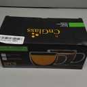 CNGLASS Double Wall Glass Cappuccino Mugs 8.1oz,Clear Insulated Glass Coffee Mug with Handle for Espresso,Latte,Tea,Set of 2