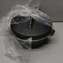 Stansport 2 QT Pre-Seasoned Cast Iron Dutch Oven Flat Bottom (16019-20)