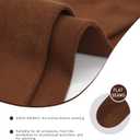 SERISIMPLE Viscose Bamboo Men's Breathable Quarter Thin Ankle High Socks - Comfort Cool Soft 5 Pairs (Large, Brown)