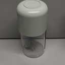 Toothbrush Holder with Cover 360 Rotating 4 Compartments Bathroom Toothpaste Electric Toothbrush Organizer, Light Green