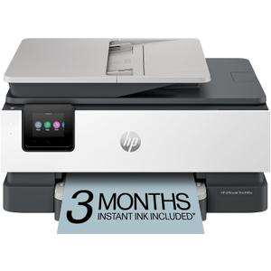 HP OfficeJet Pro 8135e Wireless All-in-One Color Inkjet Printer, Print, scan, Copy, fax, ADF, Duplex Printing Best-for-Home Office, 3 Month Instant Ink Trial Included, AI-Enabled (40Q35A)