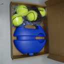Tennis Rebound Ball & Trainer Kit with 4 Balls & 4 Elastic Ropes for Beginners, Kids & Adults