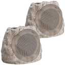 Outdoor Speakers With Lights Show Bluetooth Speakers Waterproof Patio TWS Connection Outdoor Bluetooth Speakers Wireless Solar Powered and Rechargeable Rock Speakers for Patio Pool 2Packs(Stone). One works the other one don't seem to work.