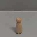 Wood Peg Dolls Unfinished 2 inch, Mom/Angel Shape, Pack of 100, Birch Wooden Peg People for Crafting, Miniature Figures, and Small World Play