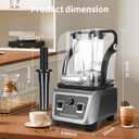 Commercial Blender with Soundproof Shield, 70 Oz Quiet Professional Blenders, Heavy Duty Blender with Strong and Quiet Professional-Grade Power, Self-Cleaning, Quiet Sound Enclosure, 2200W
