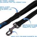 Max and Neo Reflective Nylon Dog Leash - We Donate a Leash to a Dog Rescue for Every Leash Sold (Black, 6 FT)