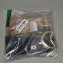 Swtddy Women's Elastic Wide Stretchy Waist Cinch Belt Waistband For Dresses (Golden O Design Black+Khaki+Camel)