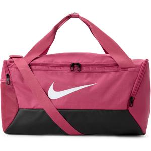 Nike Unisex Adult Gameday Brasilia 9.5 Training Duffel Bag (25L, 41L, 60L, or 95L) | Mens and Womens (Small, Sweet Beet/Black/White)