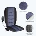 CILI Massage Chair Pad,Back Massager with Heat,Massage Seat Cushion with 10 Vibration Motors,30-60-90 Minutes Heating Options,Chair Massager for Office Chair, Home Office Use,Mothers Day Gifts