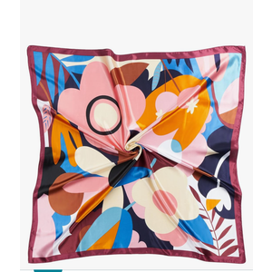 35"x35" Like Silk Head Scarf for Women Satin Feel Large Square Scarf for Hair Wrapping and Sleeping Fashion Bandana