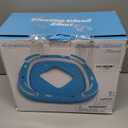 Jasonwell Floating Island Pool Float - Giant Inflatable Multi Person Pool Party Floats Swimming Pool Lounger Raft with Cup Holders Lake Floaties Beach Relaxation Water Float for Adults (Blue, XL)