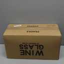 YARYOUNG Wine Glasses Set of 12, 7.5Oz Crystal Clear Cordial Glasses with Stem, Vintage Embossed Cordial Glasses, Goblet Glassware for Wine, Whiskey, Liqueur, Perfect for Party, Wedding, Anniversary