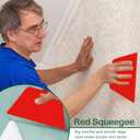 WRAPXPERT Wallpaper Smoothing Tools,Wallpaper Tool Kit with Squeegee Smoother,Seam Roller,Wallpaper Brush for Peel and Stick Hanging,Contact Paper,Vinyl Application,Wall Tile