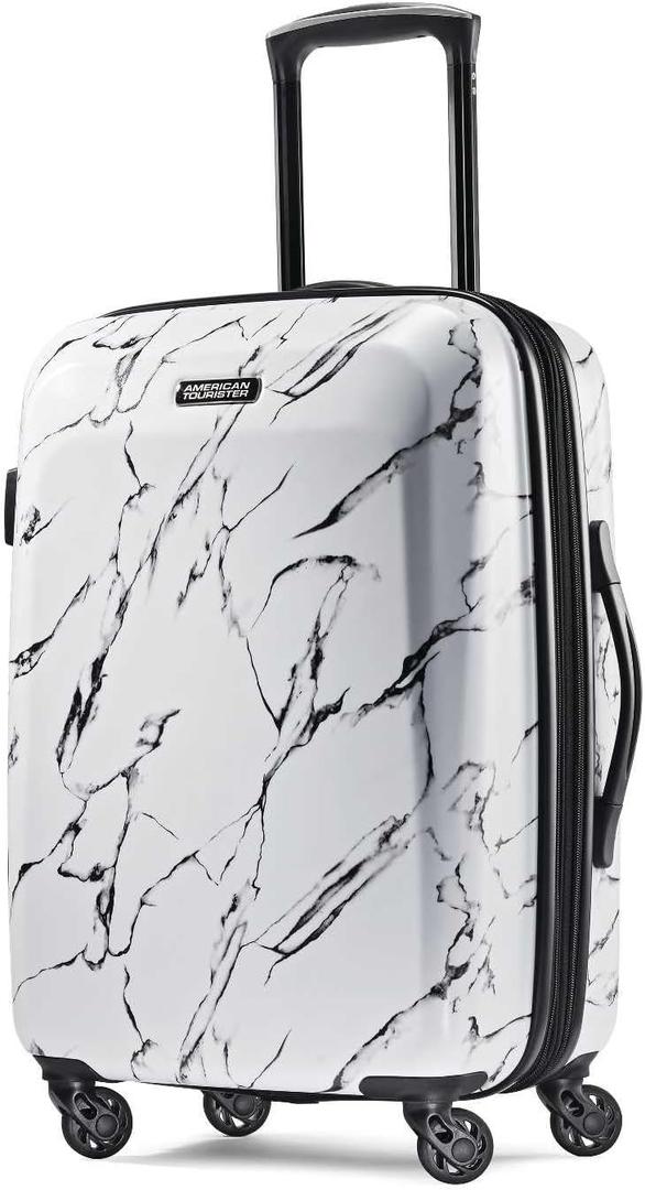 American Tourister Moonlight Hardside Expandable Luggage with Spinner Wheels, Marble, Carry-On 21-Inch American Tourister Moonlight Hardside Expandable Luggage with Spinner Wheels, Marble, Carry-On 21-Inch