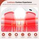 5-in-1 Smart Eye Massager Glasses - Red Light Therapy with Microcurrent, Heat & Vibration, for Eye Bags Dark Circles Puffiness Wrinkles Fine Lines Eye Strain Gift for Women & Men