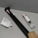 Cumbor Retractable Baby Gates for Stairs, Mom Choice Award Winner-55 Wide Mesh Dog Gate for Doorways, 34" Tall Easy to Use Pet Fence for The House, Toddler Safety Essentials Indoor & Outdoor, Black