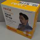 REVIX Microwavable Heating Pad for Neck Shoulders and Back, Microwave Heated Neck Wrap with Moist Heat, Light-Gray